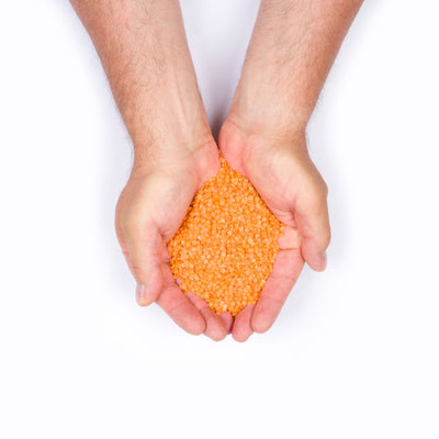 Peeled red lentils