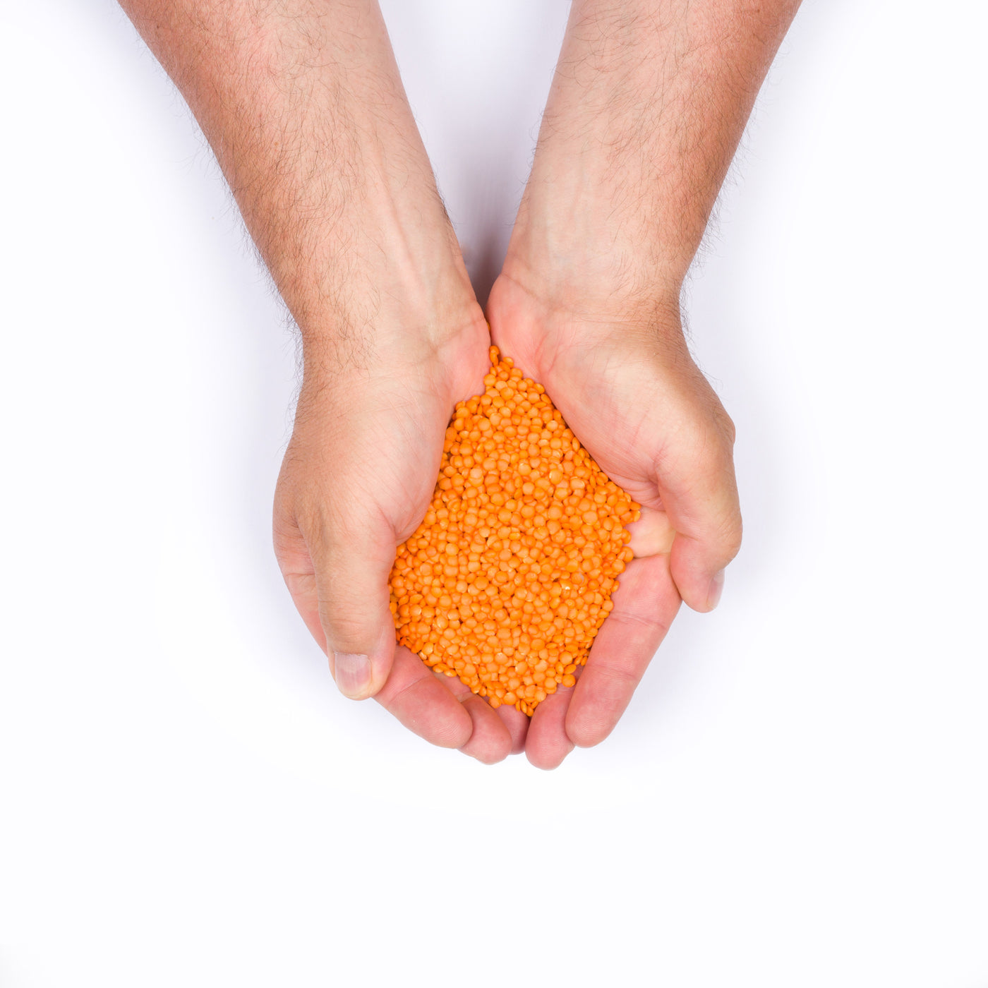 Whole peeled red lentils